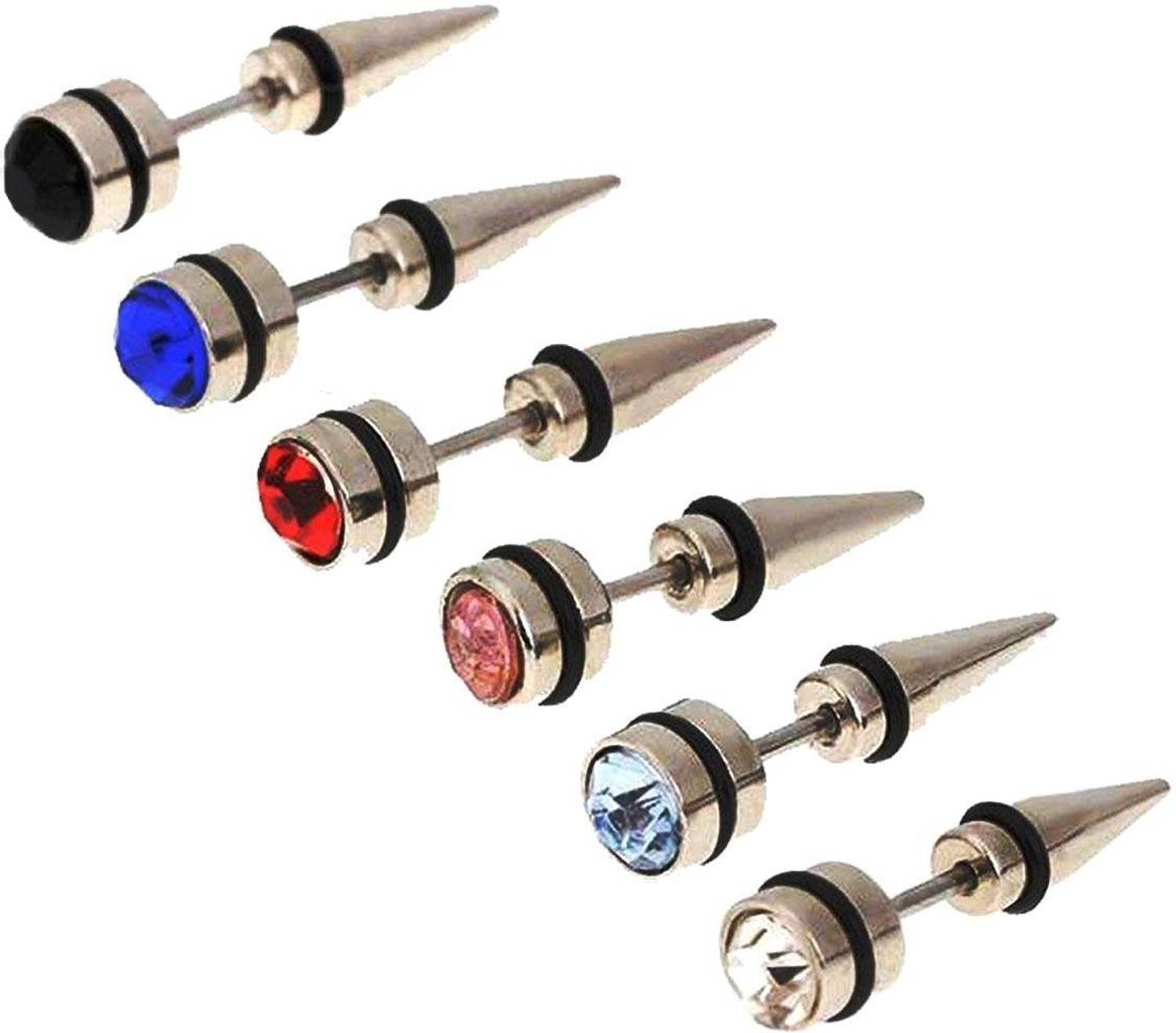 Miami Fashion Jewellery Metal Stud Earring
