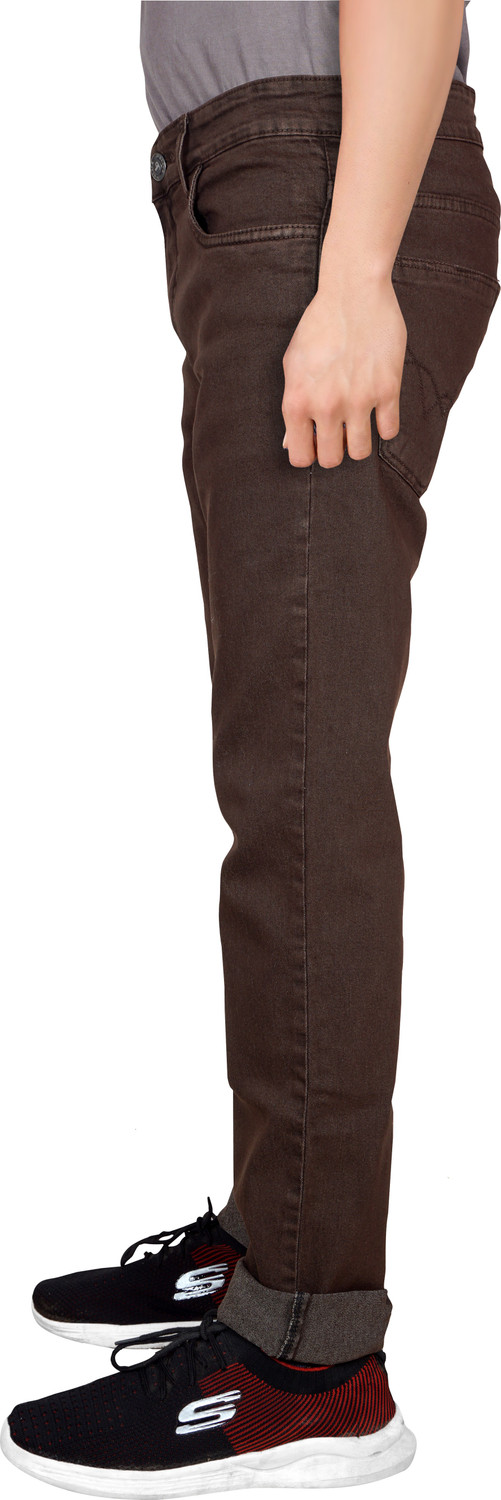 Image of JUST BLACK Regular Men Brown Jeans