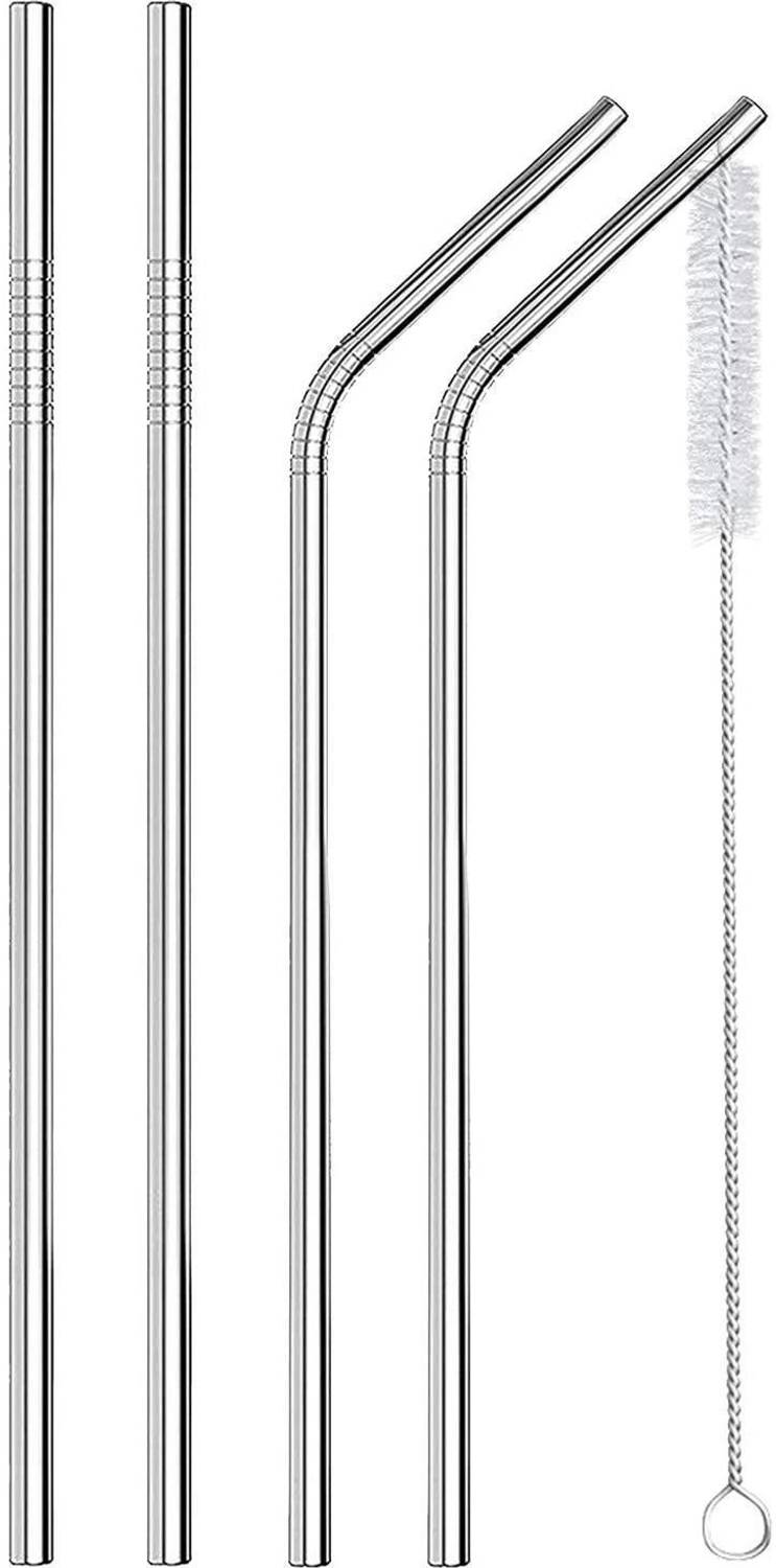 ABlue Clipper Bent Drinking Straw
