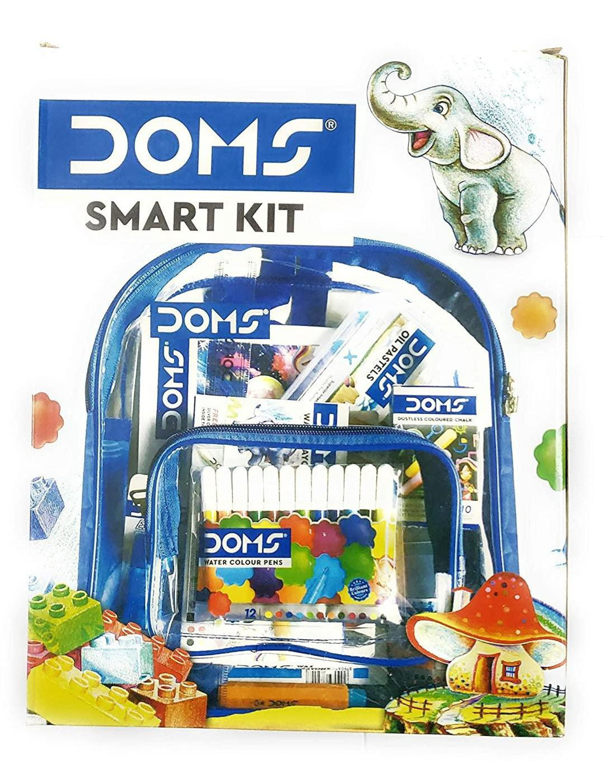 Image of DOMS SMART KIT WITH 12 EXITED UNIQUE STATIONERY ITEMS
