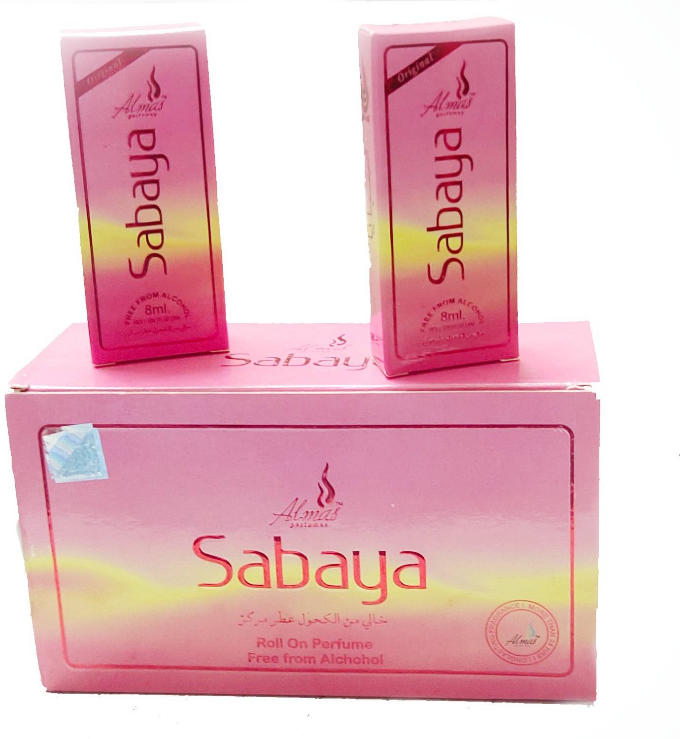 Almas Sabaya Highly Concentrated Roll-On Pack of 12 Floral Attar