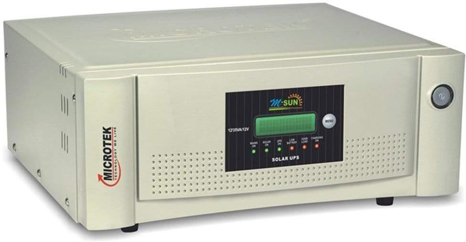 Image of Microtek Solar UPS M-SUN-1235 /12V with 2 Year Warranty Solar Compatible Pure Sine Wave Inverter