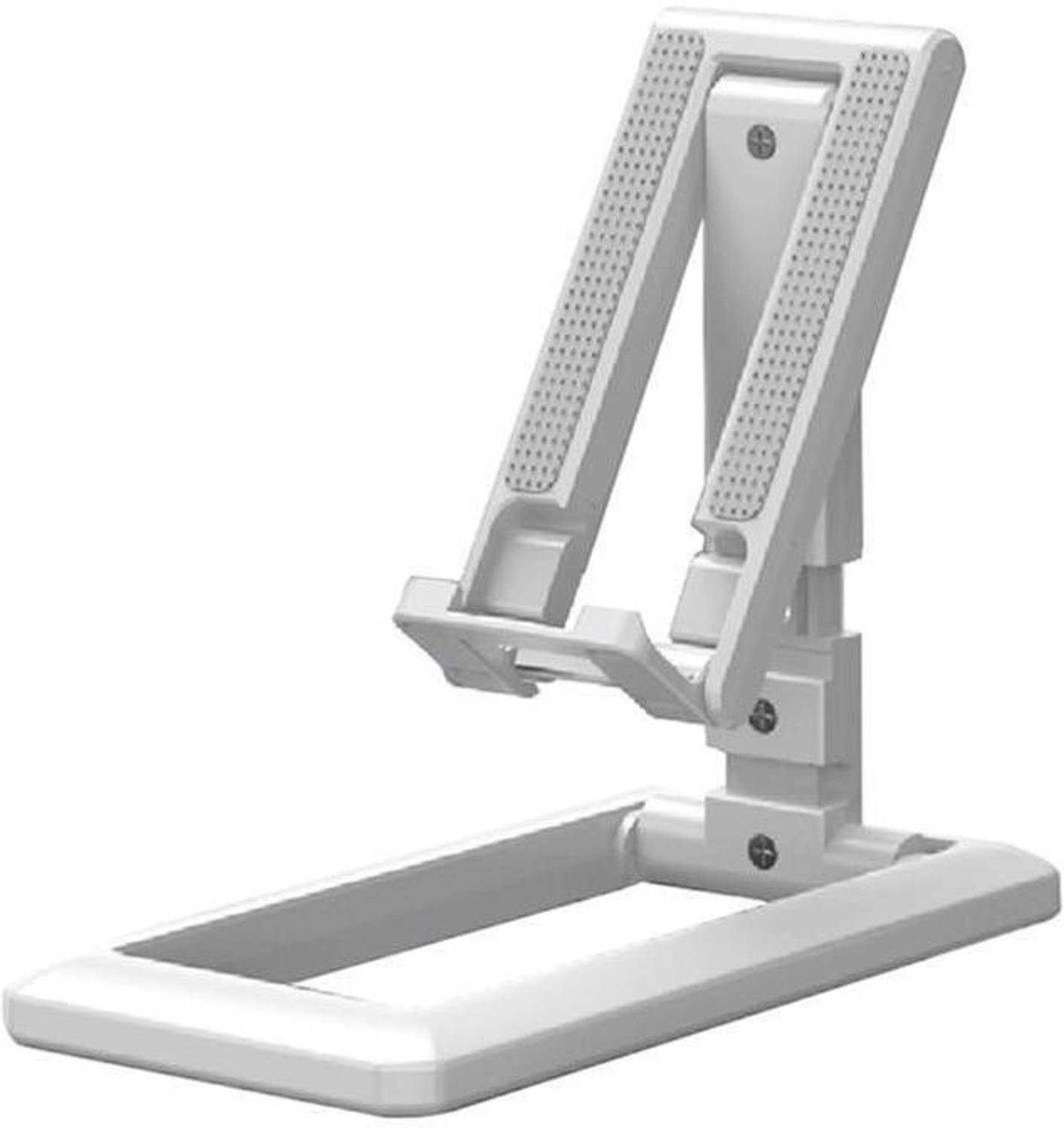 Alchiko Foldable & Adjustable Cell Phone Tablet Stand With Anti-Slip Silicon Pad Mobile Holder