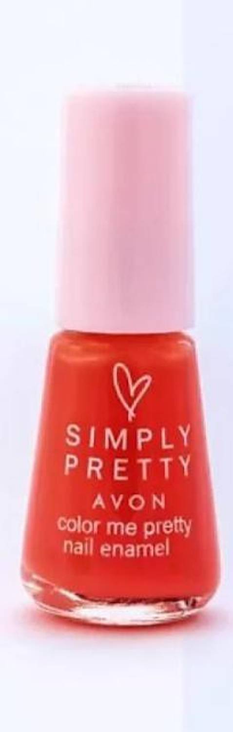 AVON simply pretty colour me pretty nail enamel burnt sand burnt sand