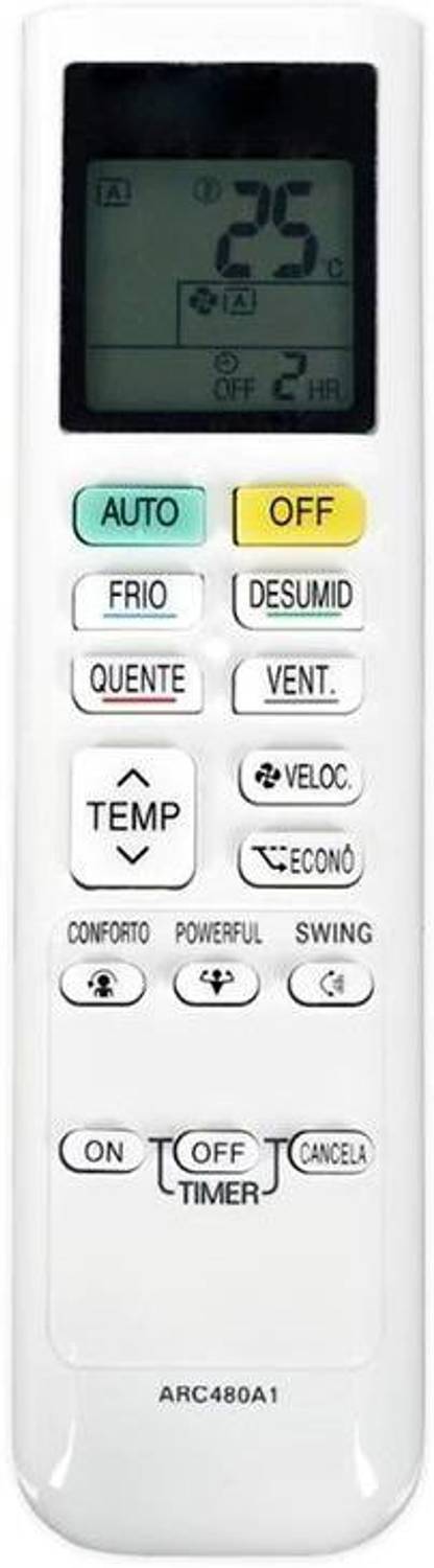 EHOP Compatible Remote Control for Conditioner ARC480A1 ARC480A6VE-214 Daikin Remote Controller