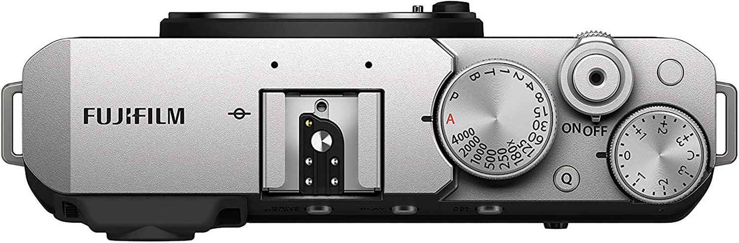 Image of FUJIFILM X-Series X-E4 Mirrorless Camera Body with Accessories - Metal Hand Grip (MHG-XE4) and Thumb Rest (TR-XE4)