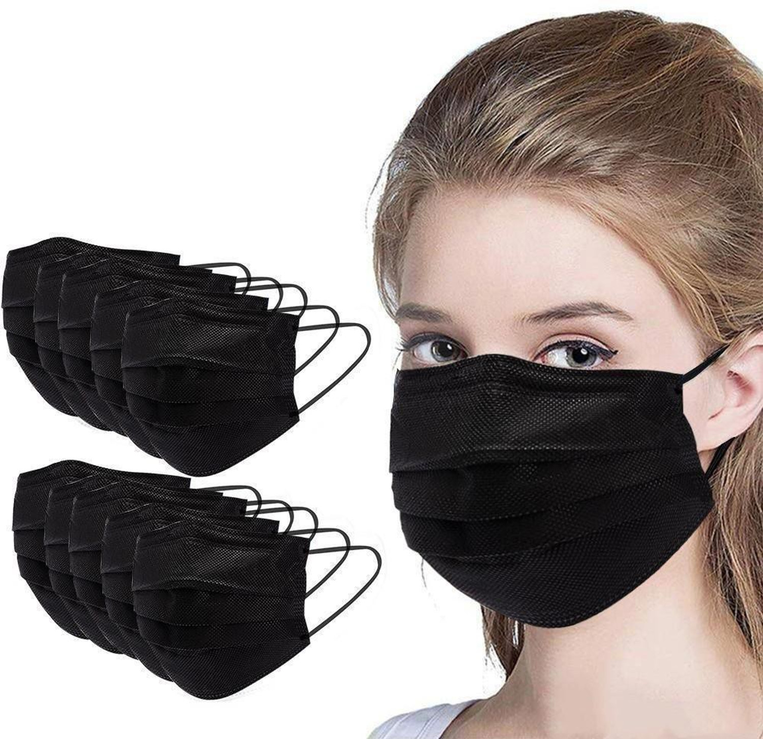 Image of DM SPECIALLY FOR SPECIALIST Masks with 3-Layer Protection With Comfortable Ear-loop (With Nose Pin) Water Resistant Surgical Mask