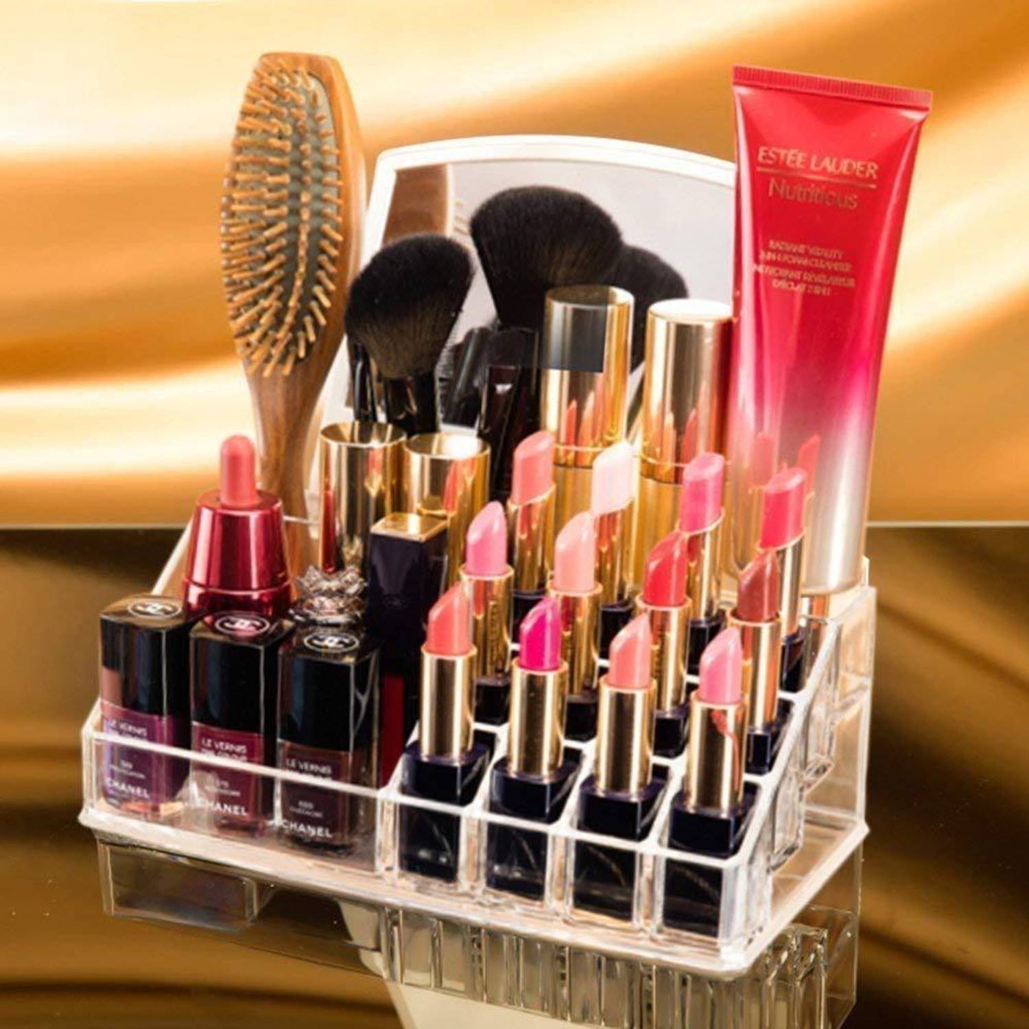 vitzie 16 Sections Cosmetic Lipstick Makeup Organiser Display
