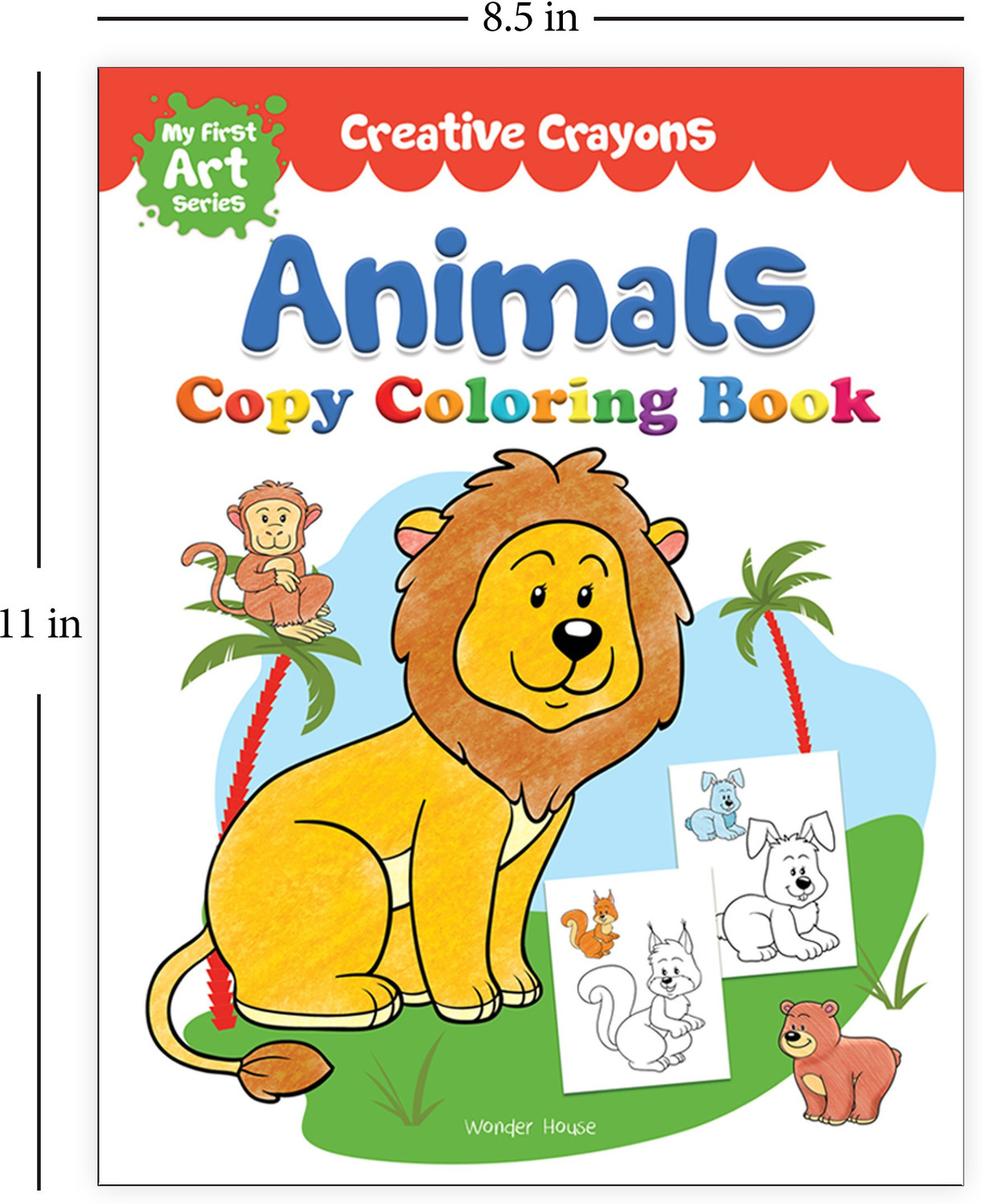 Image of Colouring Book of Animals - By Miss & Chief