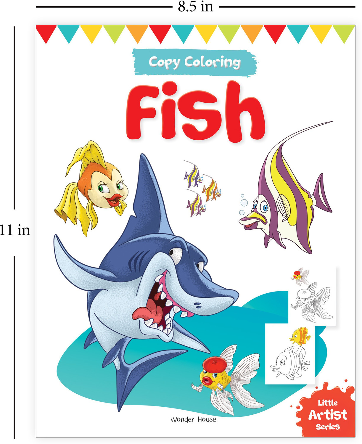Image of Little Artist Series Fish - By Miss & Chief