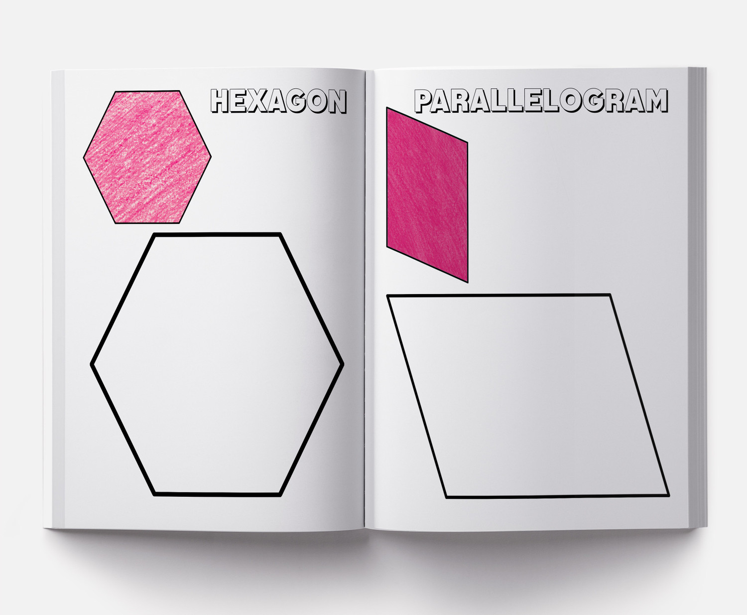 Image of Shapes Colouring Book - By Miss & Chief