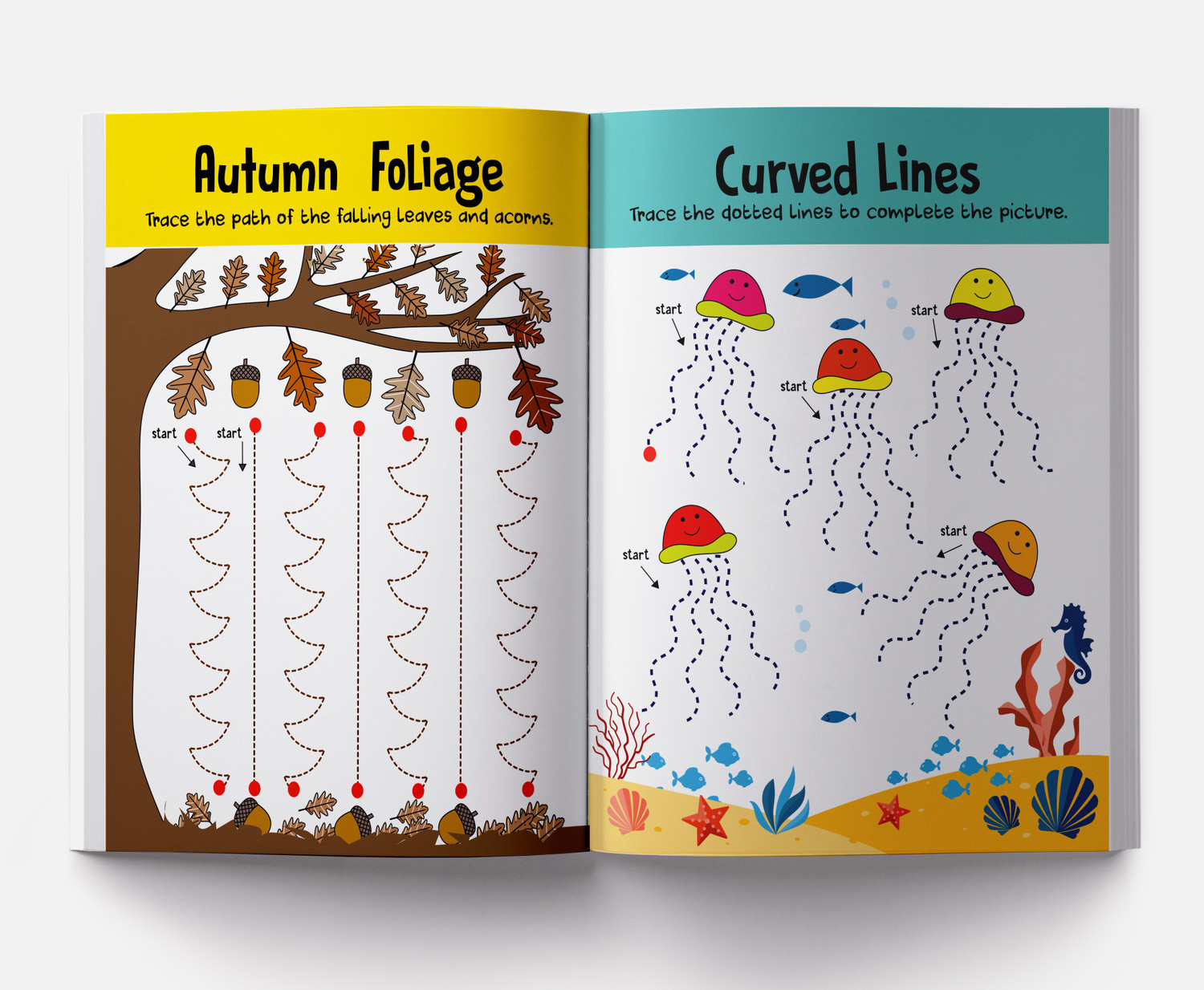 Image of Line Tracing Pattern - By Miss & Chief