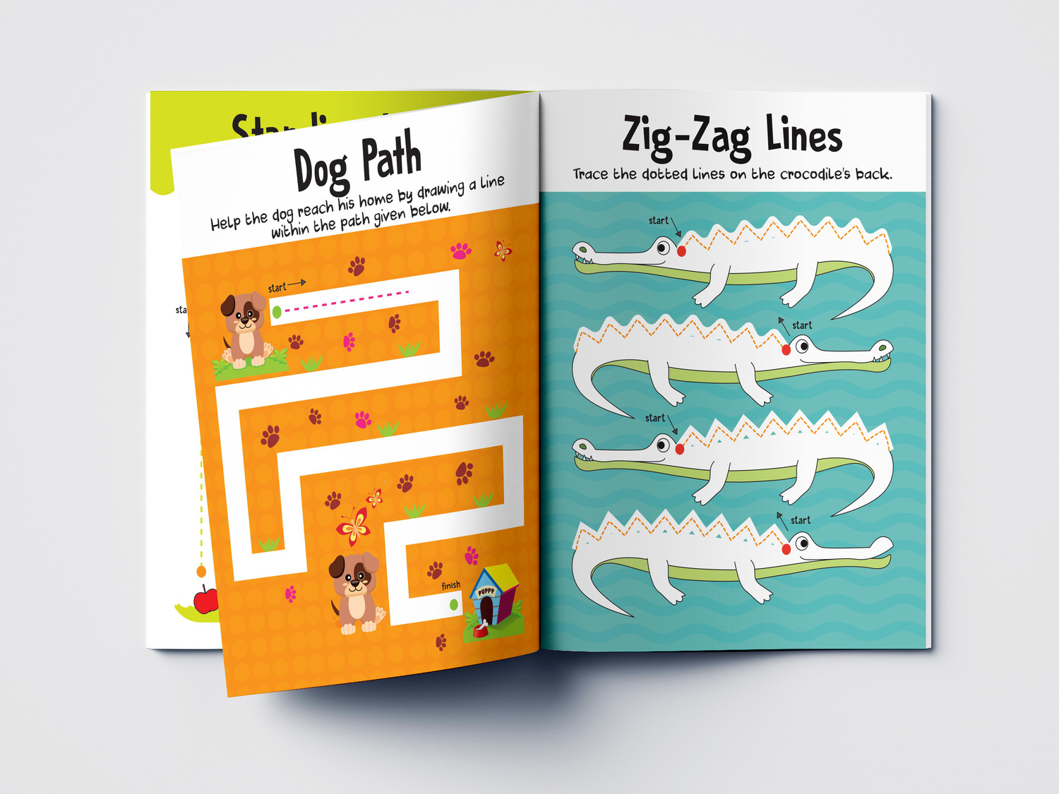 Image of Line Tracing Pattern - By Miss & Chief
