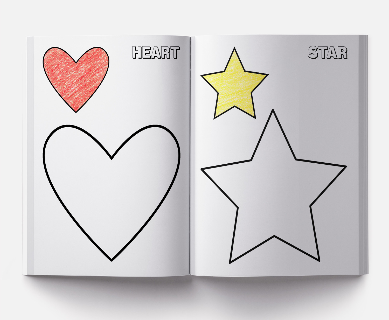 Image of Shapes Colouring Book - By Miss & Chief