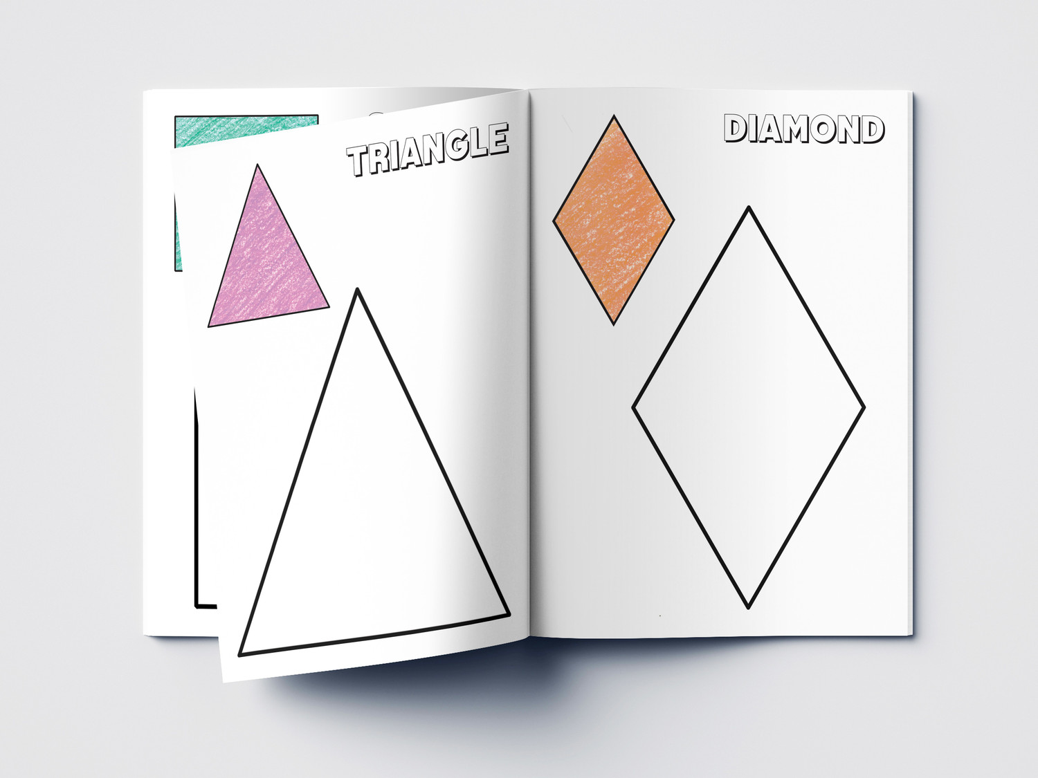 Image of Shapes Colouring Book - By Miss & Chief