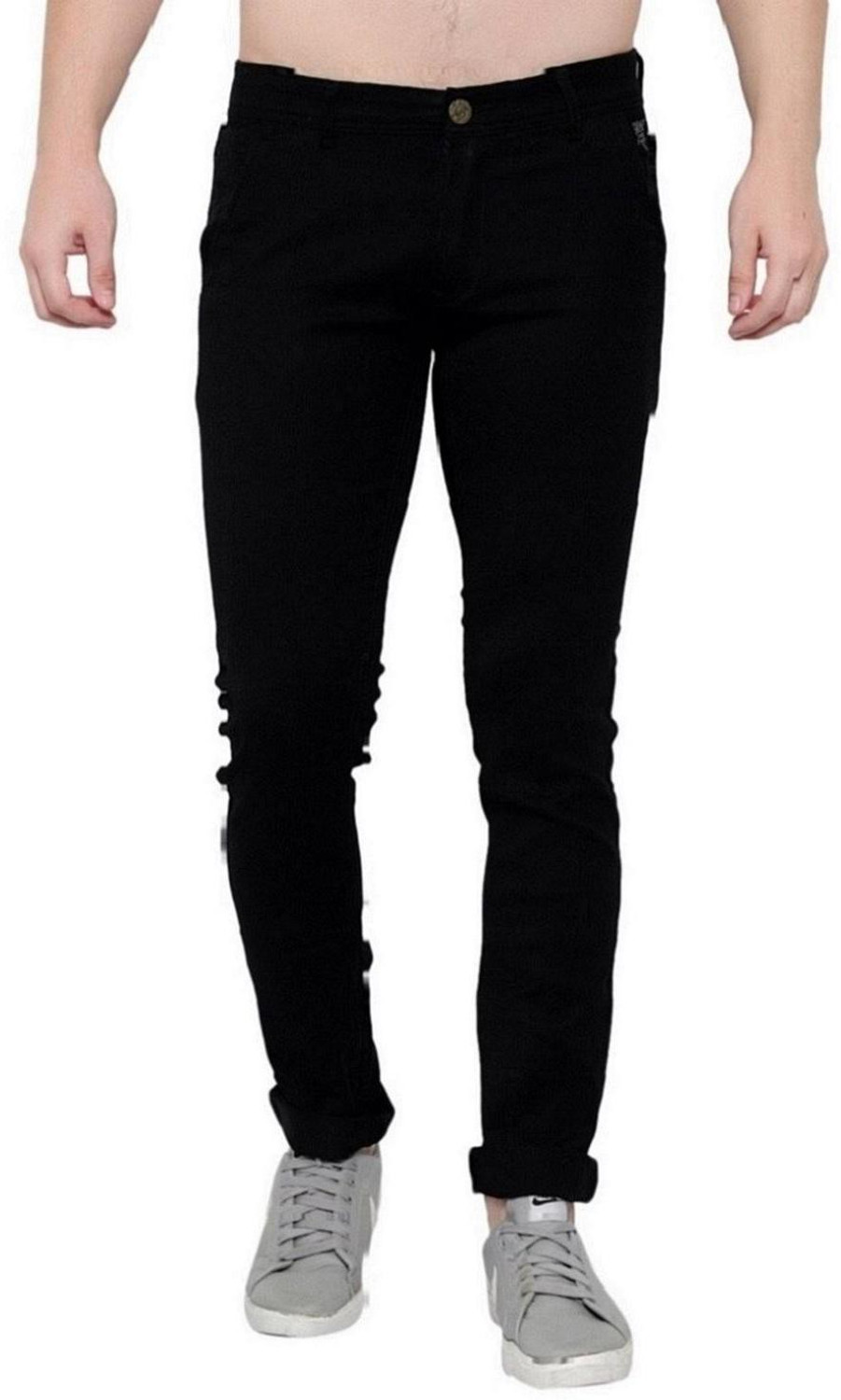 Image of Strobine Slim Men Black Jeans