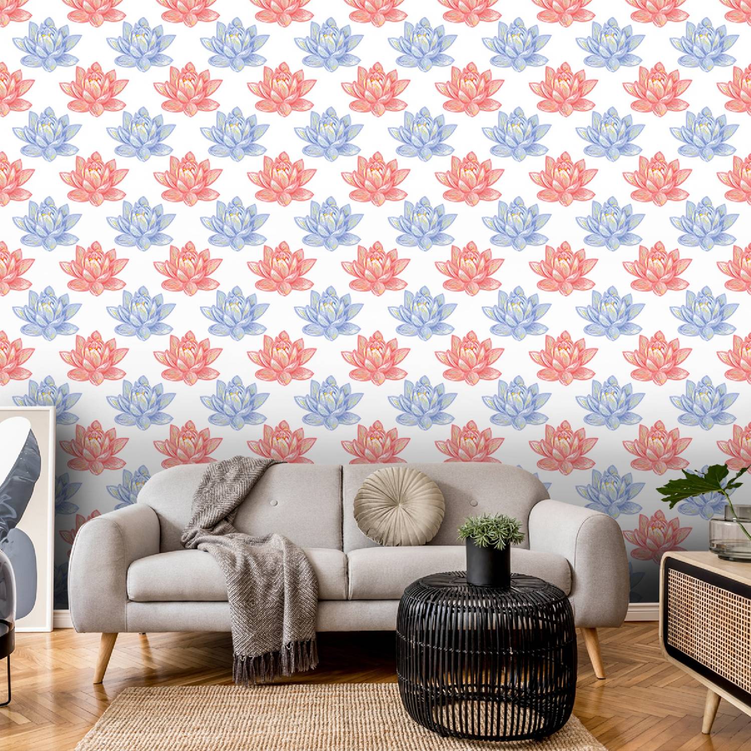 Asian Paints 45 cm EzyCR8 P&S In Bloom Sticker Removable Sticker