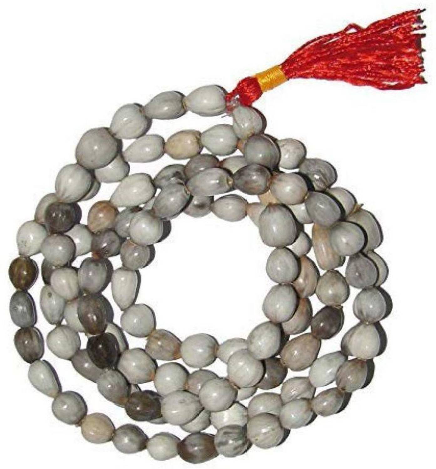 A1 Laxmi Ganesh Vijayanti Mala Jaap Mala , Vaijanti Mala , 100% Original Lab Certified Wood Chain Wood Necklace Set