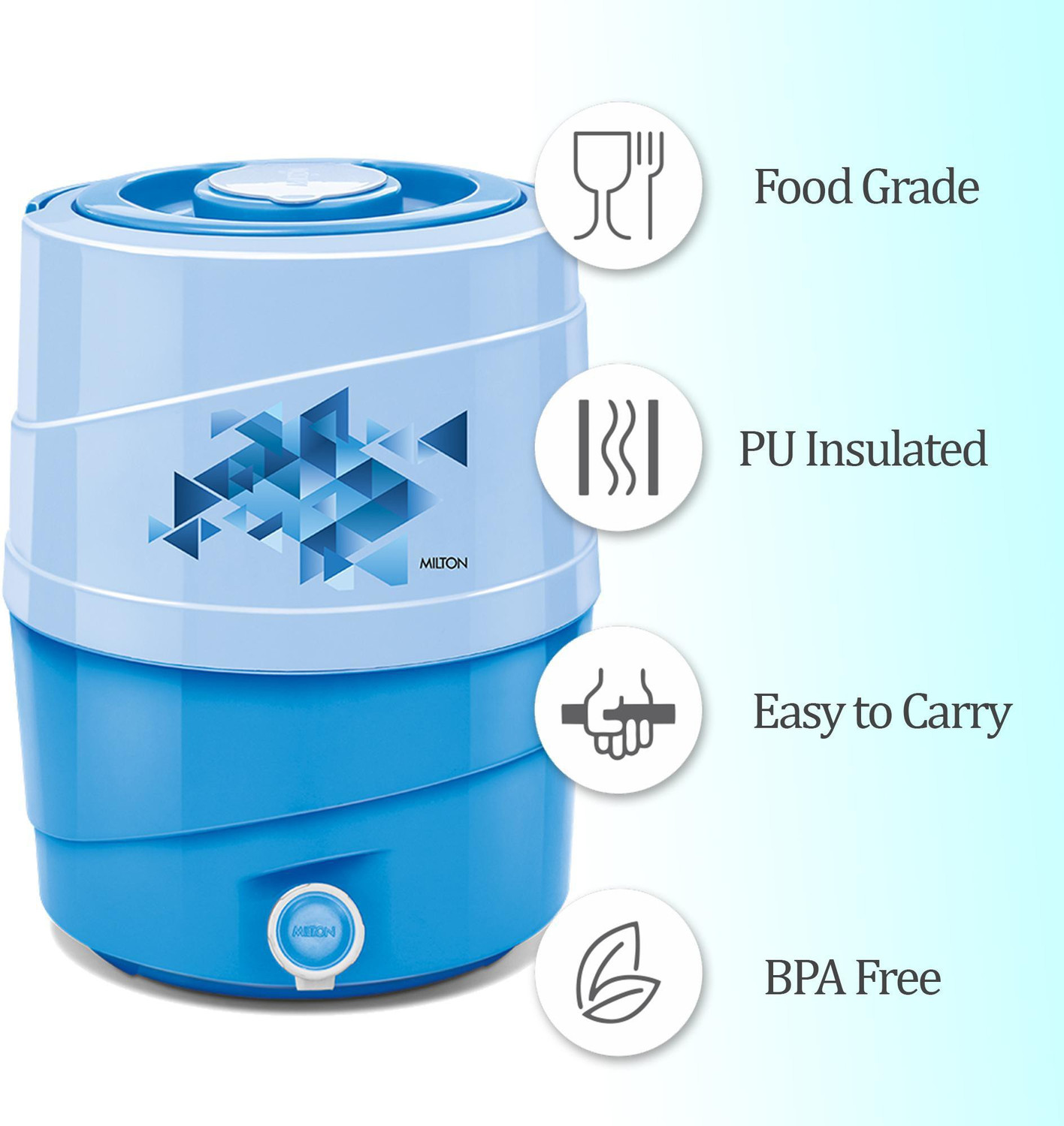 Image of MILTON 11 L Plastic Water Jug