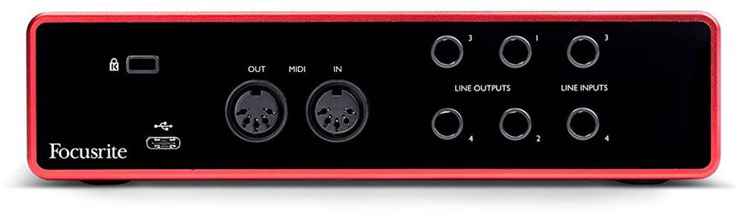 FOCUSRITE Scarlett 4i4 (3rd Gen) USB with Pro Tools, First Audio