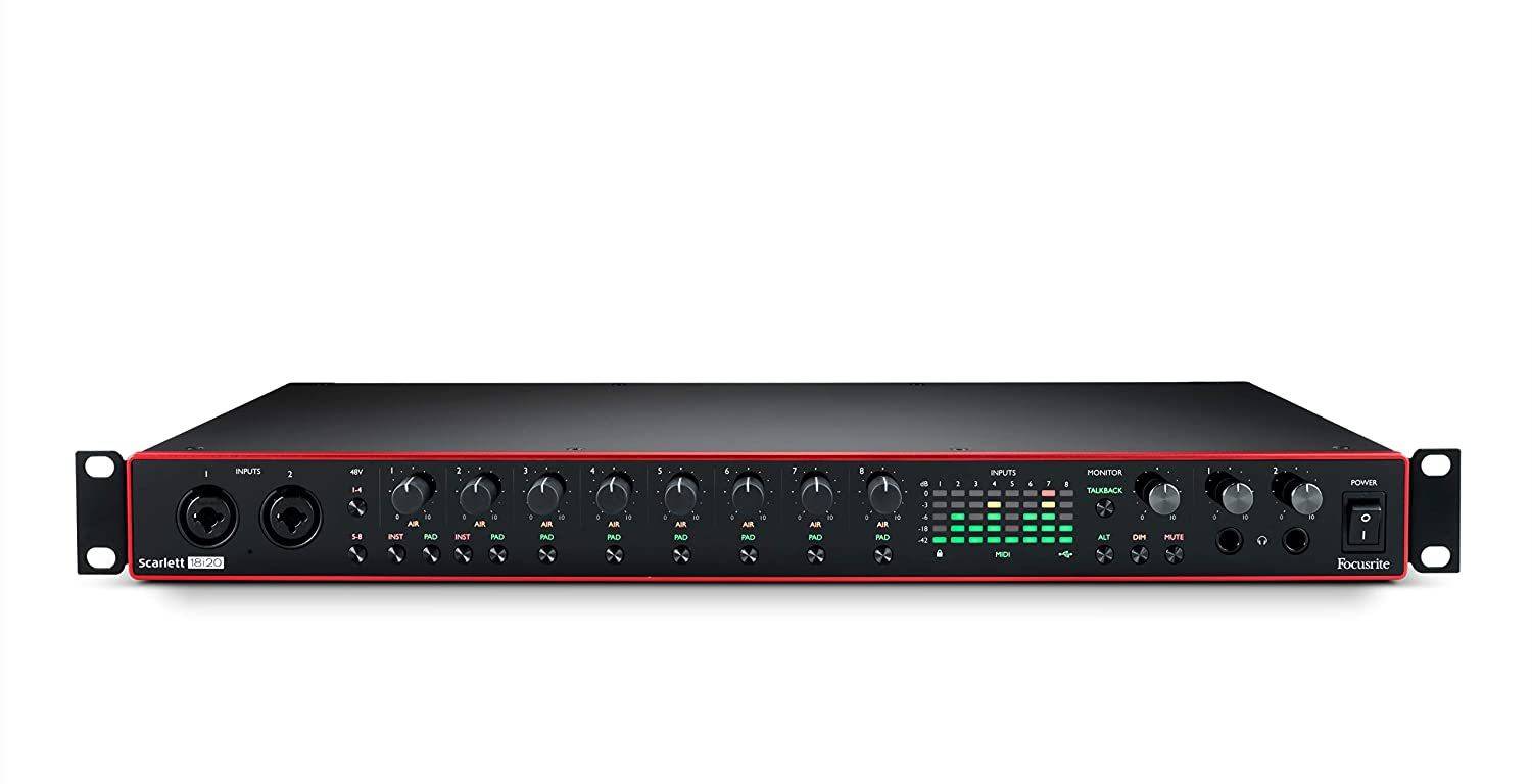 FOCUSRITE Scarlett 18i20 (3rd Gen) USB Audio Interface with Pro