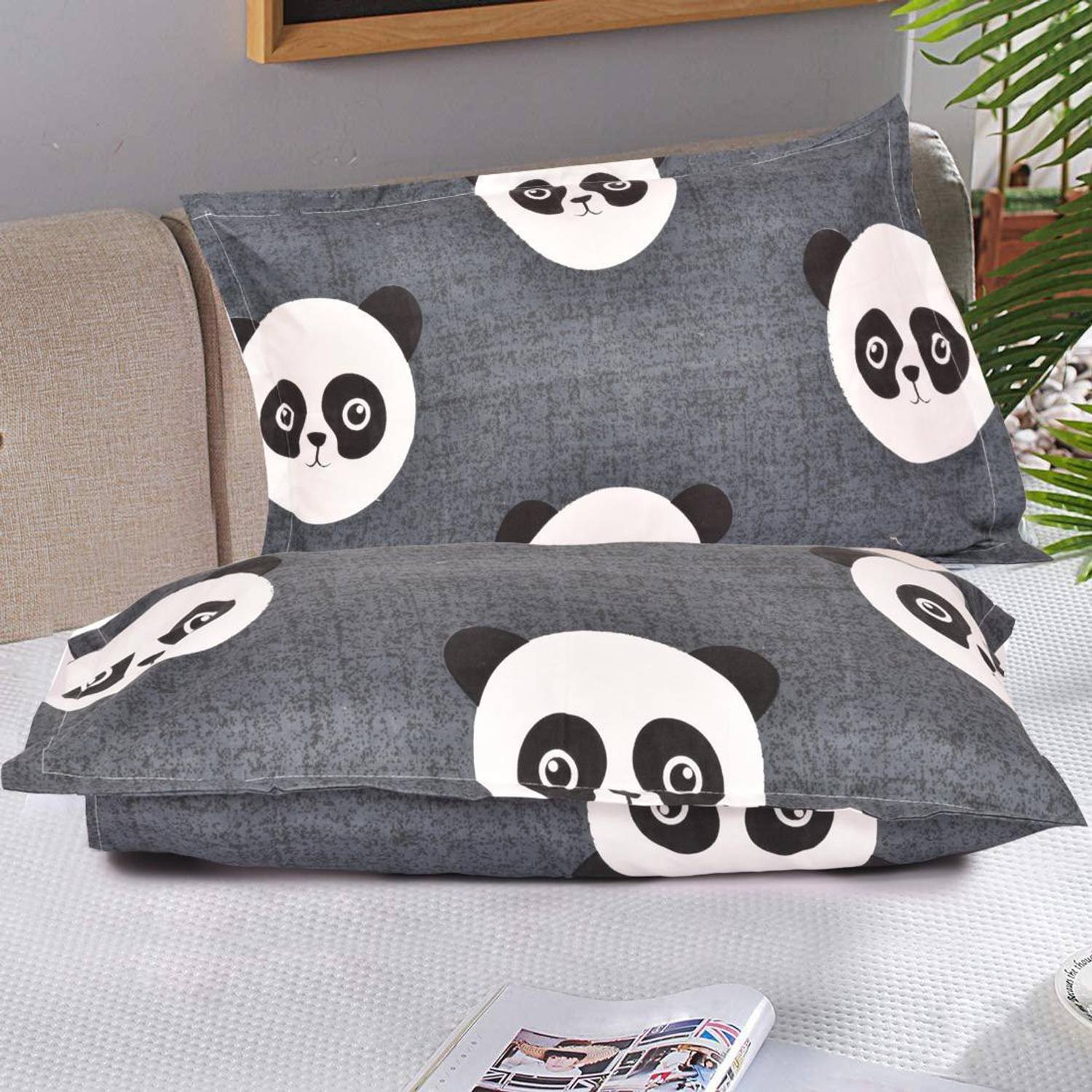 BRANOSD Cotton Pillows Cover