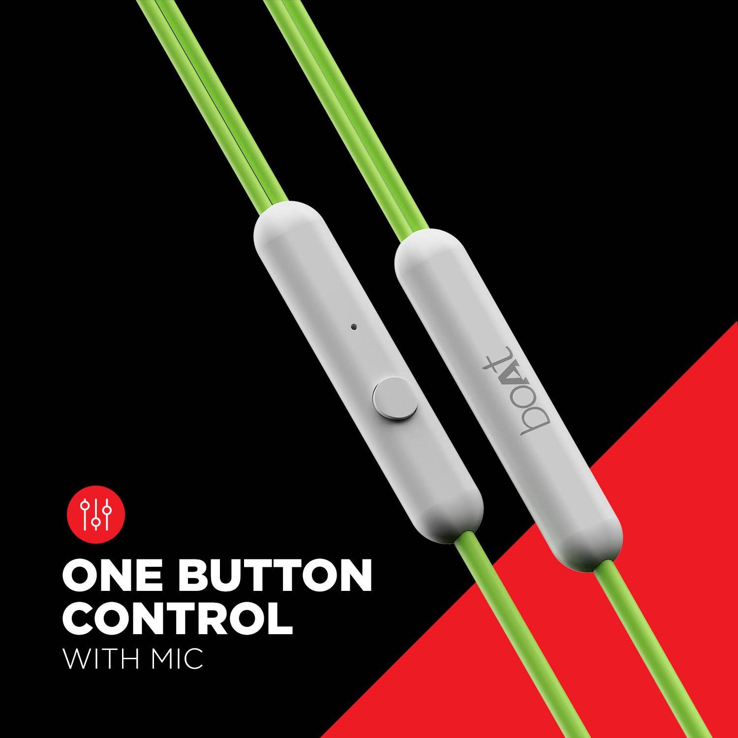 boAt Bassheads 104 Wired Earphones White - Image 3