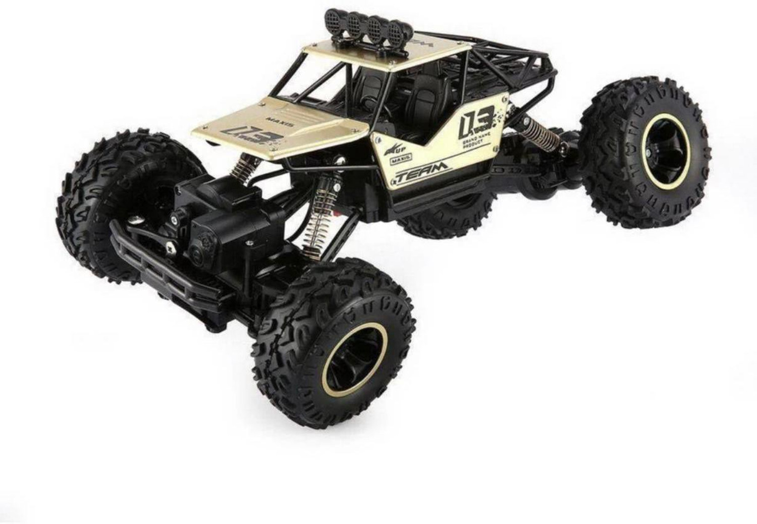 Image of Negocio Rock Crawler All-wheel-drive RC Car with light - Included battery and charger (GOLD)