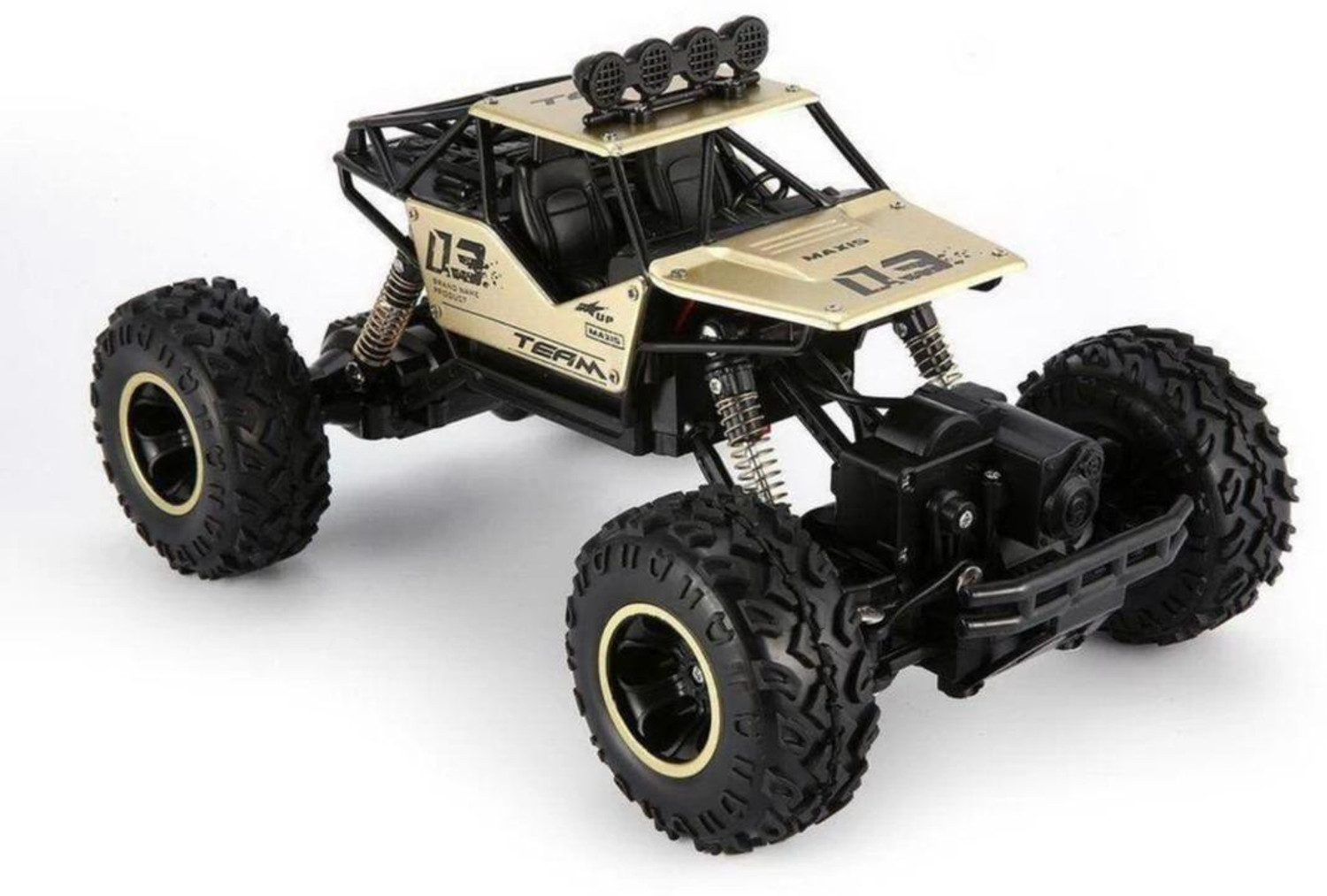 Image of Negocio Rock Crawler All-wheel-drive RC Car with light - Included battery and charger (GOLD)
