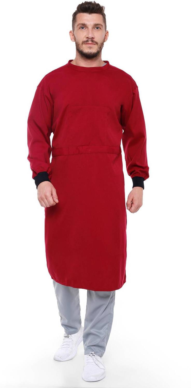 Associated Uniforms SURGICAL GOWN & MUTIPURPOSE GOWN S-M-L Gown Hospital Scrub