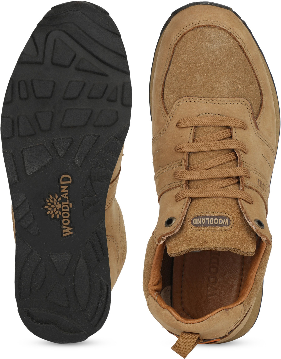 Image of WOODLAND Lace Up Lightweight Breathable Comfortable Daily Use Casuals For Men