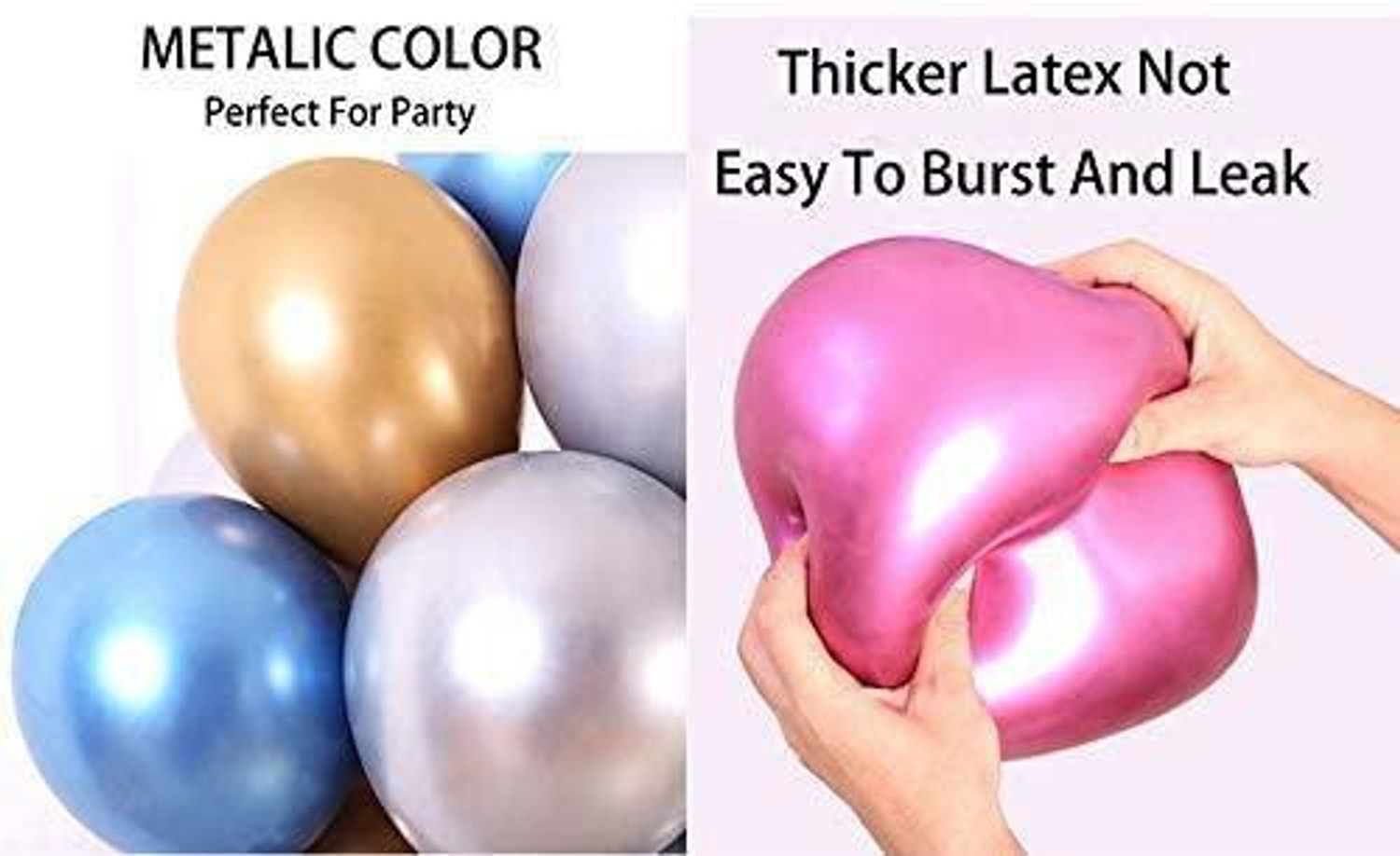 Image of ERetailMart Solid Multicolor Balloons- 50-4 Balloon (Multicolor, Pack of 50)