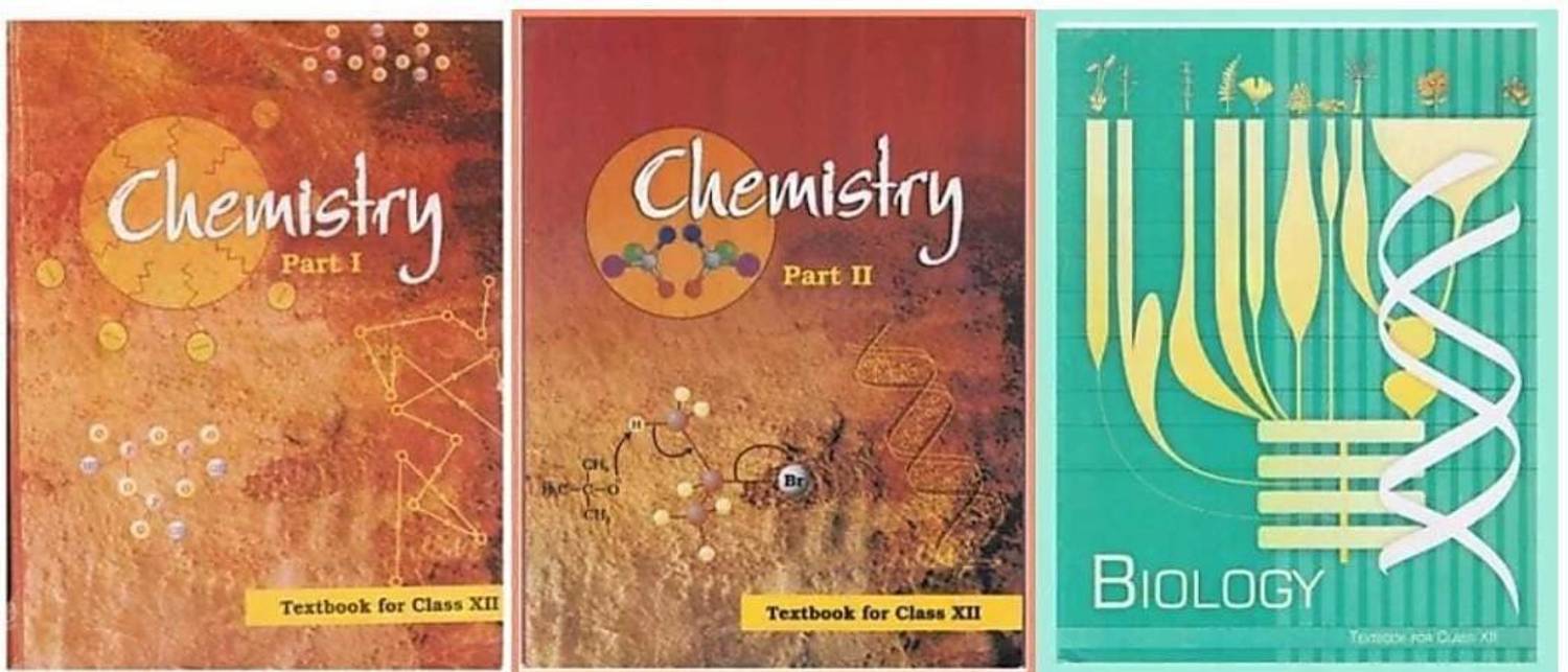 12th Ncert Chemistry And Biology ( Set Of 3 )