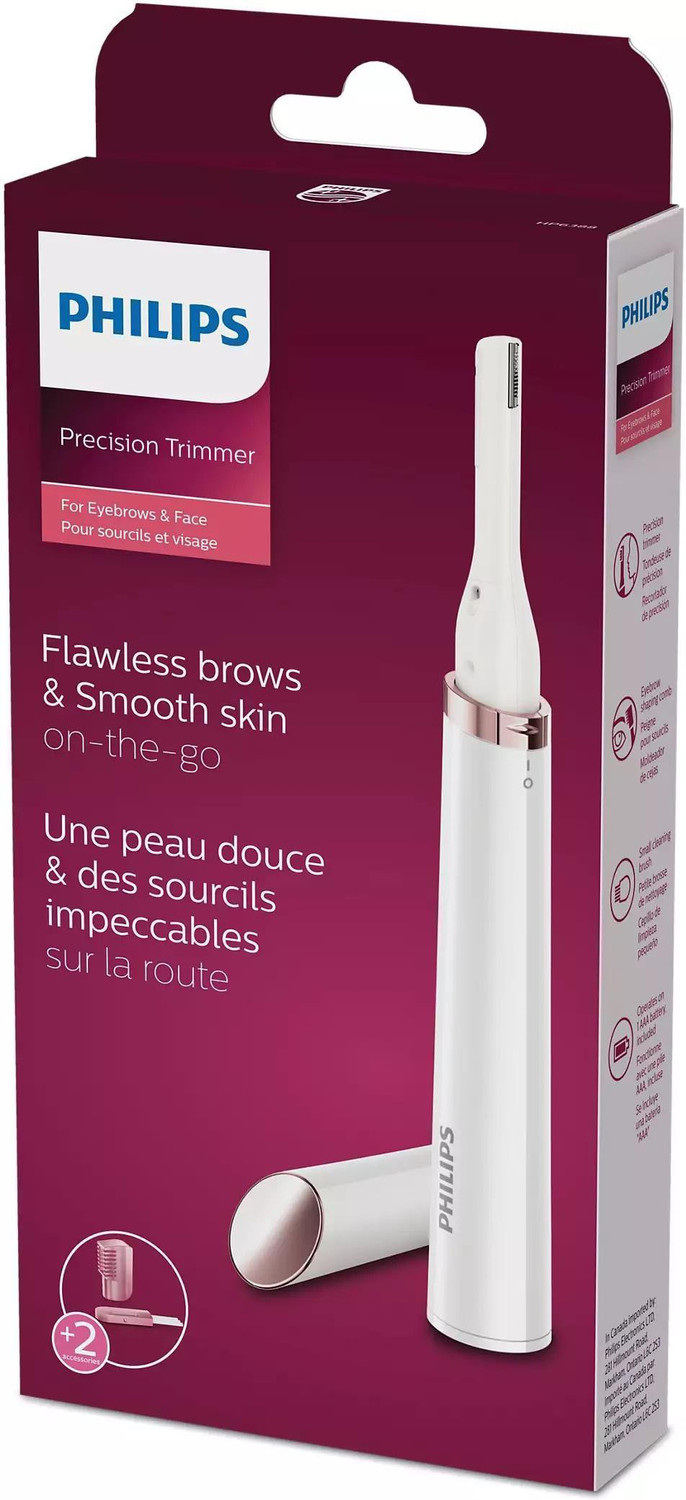 Image of PHILIPS Precision Trimmer For Eyebrows, Facial Grooming Trimmer 60 min Runtime 2 Length Settings