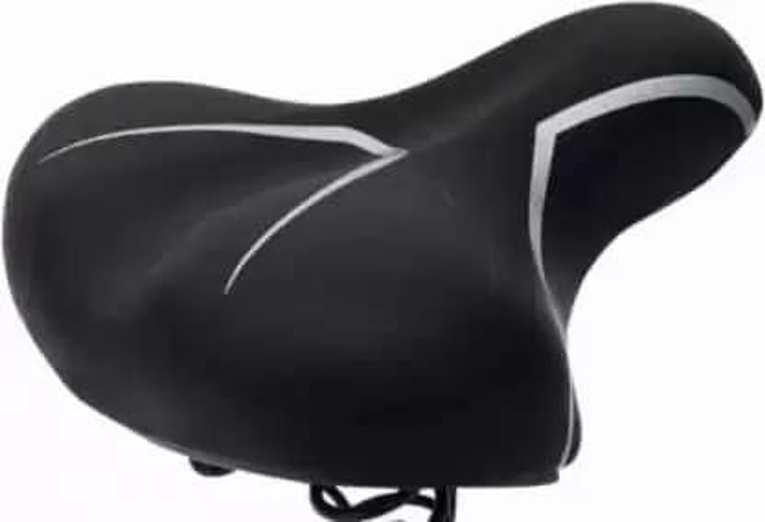 Image of ghg Big Ben Saddle Seat For Cycle Bicycle Mountain Bikes Saddle (Black) Saddle
