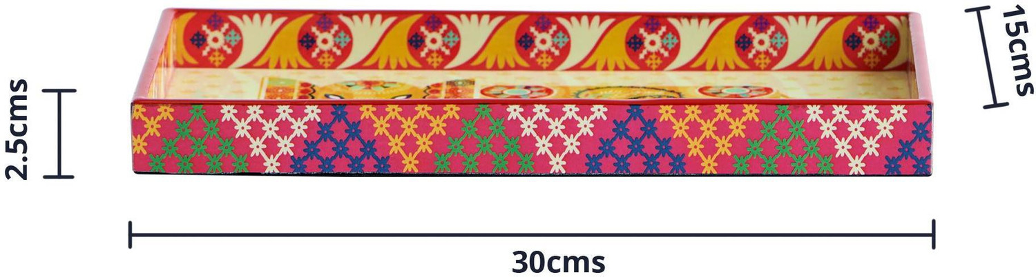 Image of Chumbak A Trunkloads of Love Tray Airfryer Tray