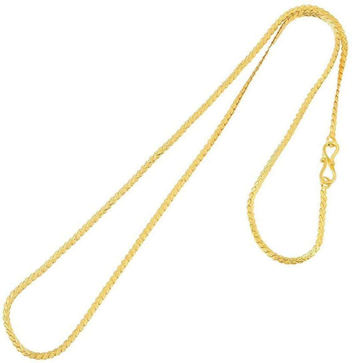 Jagsun 24 inches gold plated chain for men and women Gold-plated Plated Brass Chain