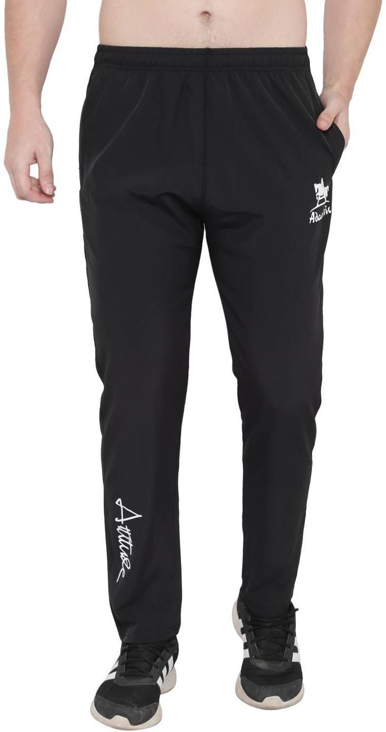 ADAAISTIC SPORTS Solid Men Black Track Pants