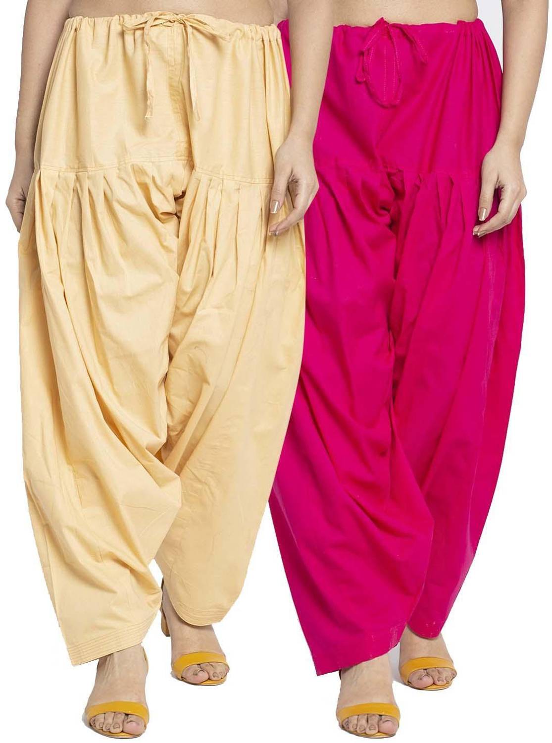 Swastik Stuffs Cotton Solid Patiala