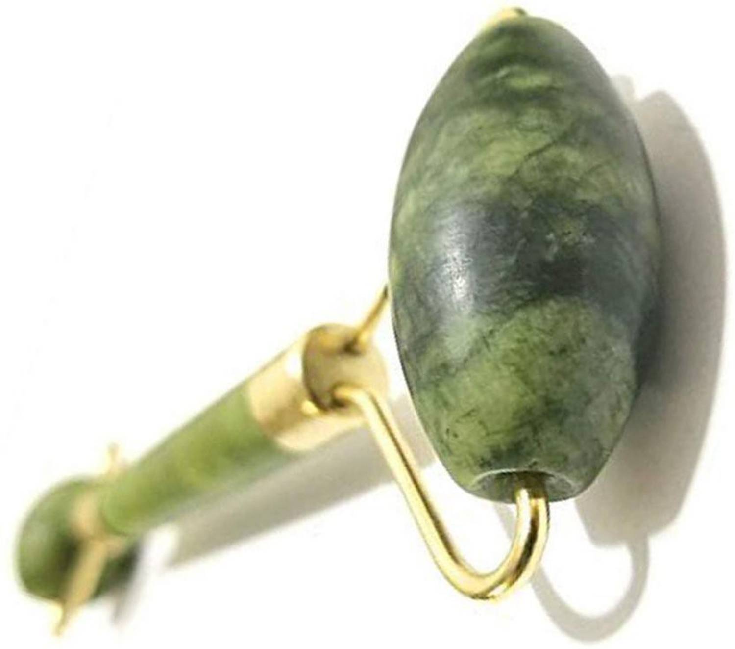 BORIS Double Sided Roller Jade Roller for Face Anti-aging No Squeaking, Jade Facial Roller - Anti Wrinkle and Skin Rejuvenate-Handmade 100% Natural Jade Stone Roller- Face Eye Neck Beauty Roller for Slimming & Firming Massager