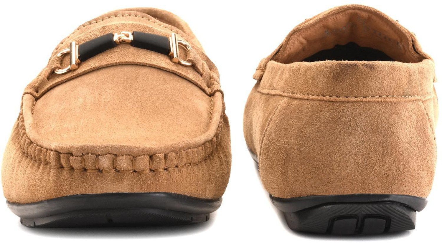 Image of LOUIS STITCH Men's Suede Leather Loafer Slip ons Moccasins Casual Loafers Loafers For Men