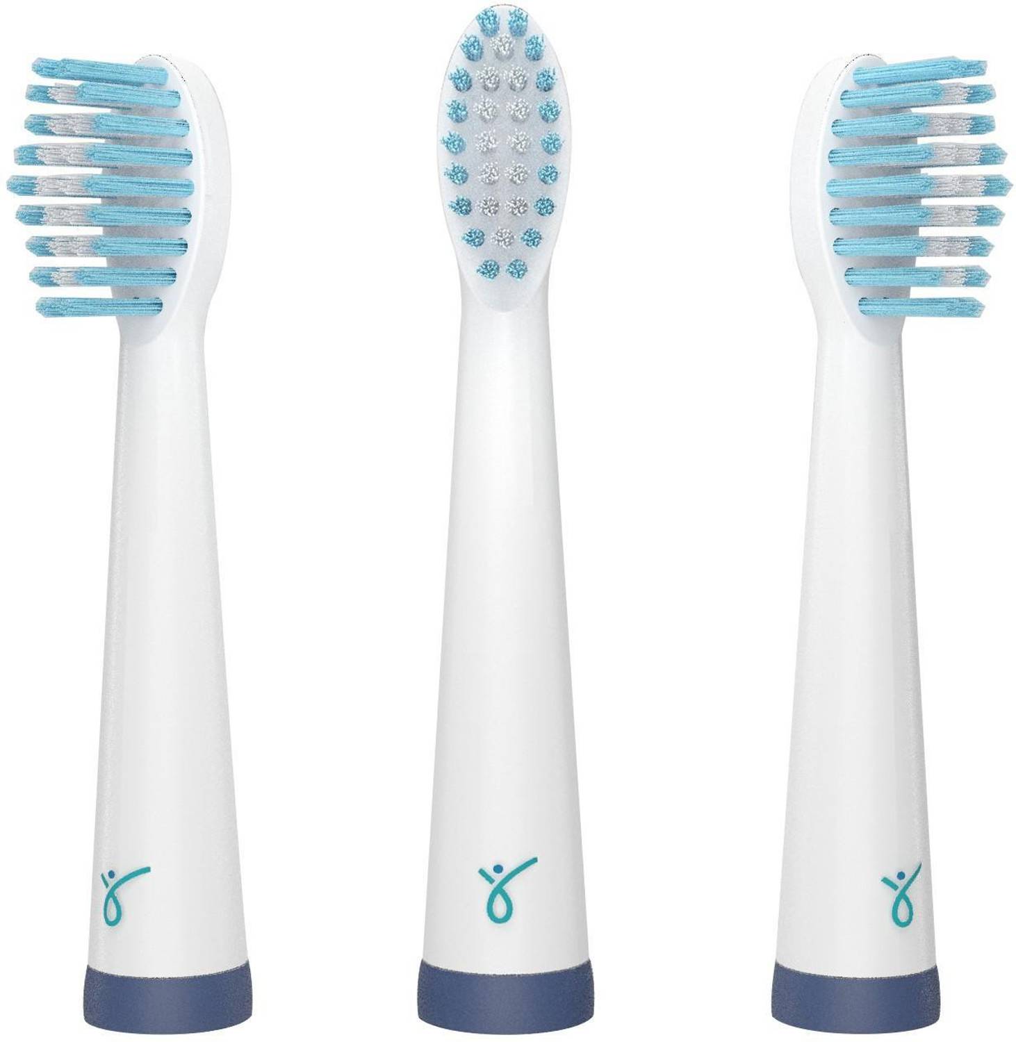 caresmith Electric Toothbrush Replacement Brush Heads 3 Pack (Soft) Electric Toothbrush