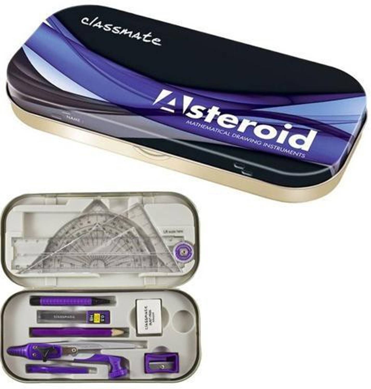 Classmate Asteroid Mathematical Drawing Instruments Box