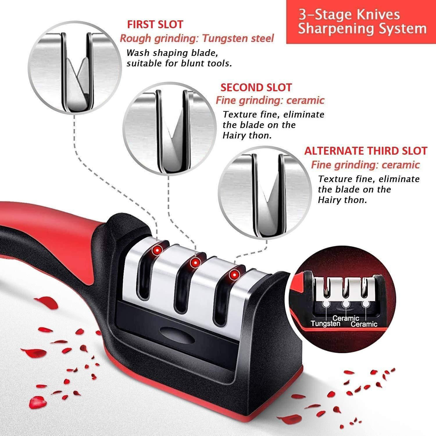 Image of RABBONIX Manual Knife Sharpener Knife Sharpening Steel