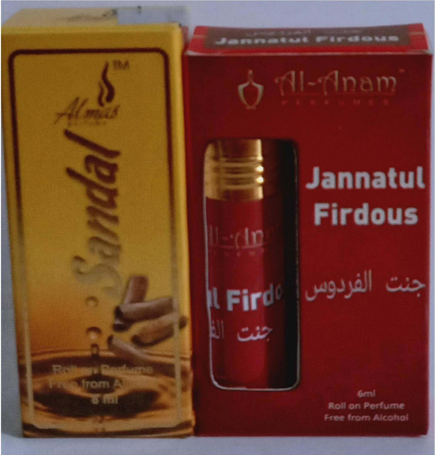 Almas Sandal & Al Anam Jannatul Firdous 12ml Floral Attar
