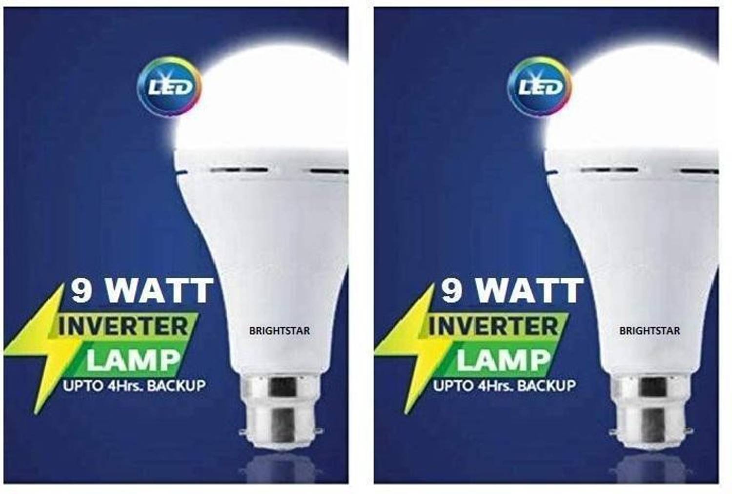 Brightstar 9 W Inverter Round B22 LED Bulb