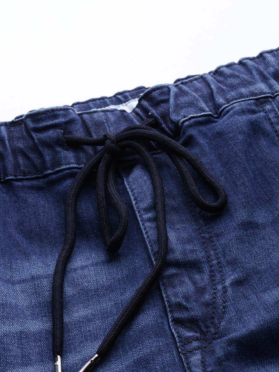 Image of WROGN Jogger Fit Men Blue Jeans