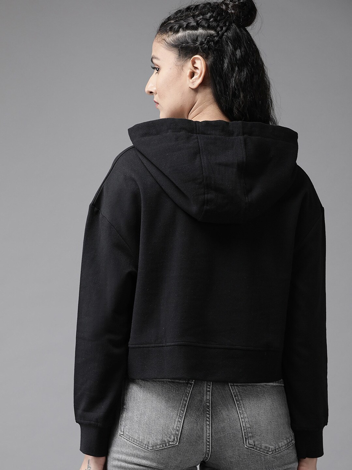 Image of Roadster Full Sleeve Solid Women Sweatshirt
