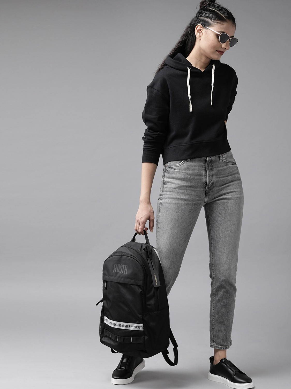Image of Roadster Full Sleeve Solid Women Sweatshirt