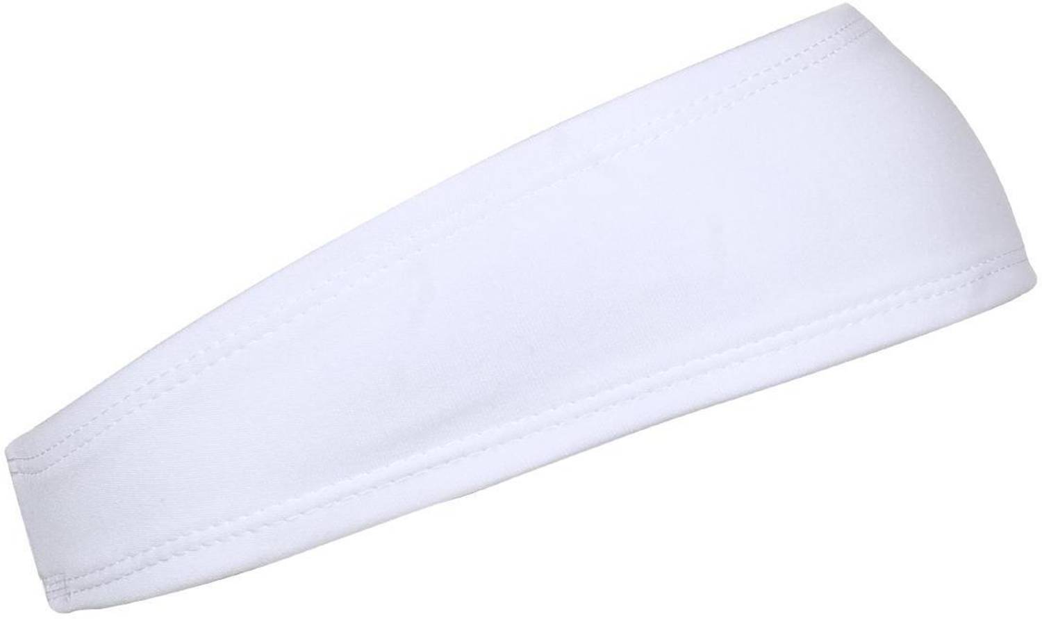 Bismaadh Double Side Exercise Headband for Men and Women – Moisture Wicking Sports Sweatband for Running, Cycling, Cricket, Football, Workout, Yoga, Gym and Athletic activities (White) Head Band